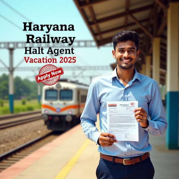 Haryana Railway Halt Agent Vacancy 2025
