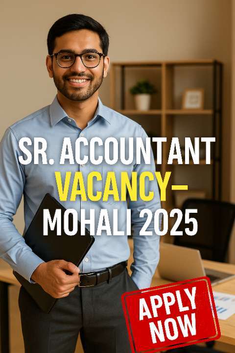 Sr Accountant Vacancy in Mohali 2025
